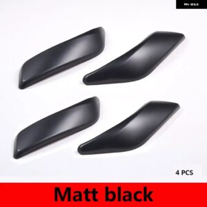 BMW 2012-18 1 2シリーズ F20 F21 F22 F23 ABS カーボン車インナードアアームレスト ハンドルカバー ステッカー インテリアアクセサリー カ - 4piece set3