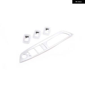 BMW X5 X6 E70 E71 2008-2013 ABS カーボンスタイル 自動ガラスリフトフレーム 装飾 カバー インテリアアクセサリー カスタムパーツ アクセ - Style A