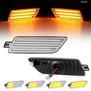 ポルシェ 2個 ダイナミック LED サイドマーカー ライト ウィンカーシーケンシャルウインカー ランプ マカン 95B S ターボ GTS 14-