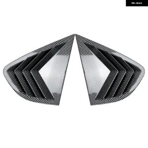 BMW リアウィンドウ シャッターカバー トリム ウィンドウ ルーバーサイドベントトリム ABS カーボン X4 F26 2014-2018 自動車アクセサリー - Carbon Fiber