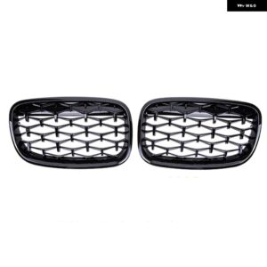 BMW 51137305590 51137157687 51137157688 1ペア フロントキドニーグリル ダイヤモンドグリル 51137305589 X5 E70 X6 E71 ハイブリッド E72 - black