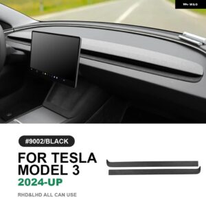 テスラ イタリアトップスエードダッシュボードエアベント アウトレットフレームトリム カバー モデル 3 ハイランド 2024-アップインテリア - Model 3 Highland A