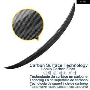 BMW スポイラー G30 5シリーズ 2018-2022 リアダックテールウィングタイプ P ABS プラスチックトランク装飾 ACCESSORIE カスタムパーツ ア - Carbon Surface