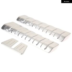 ランドローバー レンジローバースポーツ 2023 2024 カースタイリングステンレス リアトランクバンパー スカッフシルプロテクタープレートア - 3pcs silver