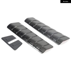 ランドローバー レンジローバースポーツ 2023 2024 カースタイリングステンレス リアトランクバンパー スカッフシルプロテクタープレートア - 3pcs Black