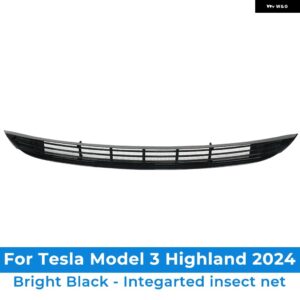 テスラ アンダーバンパー 防虫ネット 防塵 インナーベントグリル カバー 防虫フロントカバー 2024 モデル 3 ハイランド カスタムパーツ ア - Option 2