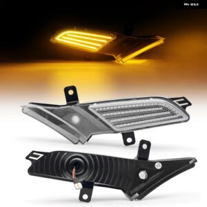 ポルシェ 2個 ダイナミック LED サイドマーカーライト 矢印ウィンカーウインカーインジケータランプ カイエン 955 2003-2006 OEM - Transparent Silver