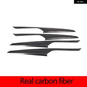 BMW X3 X4 G01 G02 2018-2022 ABS カーボン車インナードアストリップトリム 装飾アクセサリーインテリア カバー カスタムパーツ アクセサリ - Real carbon fiber