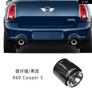 BMW ハイグロスブラックコーティングリアエキゾーストパイプ MINI COOPER JCW F/Rシリーズ カスタムパーツ アクセサリー 交換用部品 互換品 - R60 Cooper S