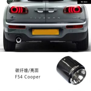 BMW ハイグロスブラックコーティングリアエキゾーストパイプ MINI COOPER JCW F/Rシリーズ カスタムパーツ アクセサリー 交換用部品 互換品 - F54 Cooper