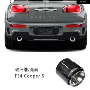 BMW ハイグロスブラックコーティングリアエキゾーストパイプ MINI COOPER JCW F/Rシリーズ カスタムパーツ アクセサリー 交換用部品 互換品 - F54 Cooper S