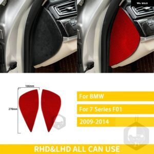 BMW 7シリーズ F01 2009-2014 アクセサリーカーボンインテリア フロントドアバッファスロットパッドパネル トリム ステッカー 装飾 カスタ - 19