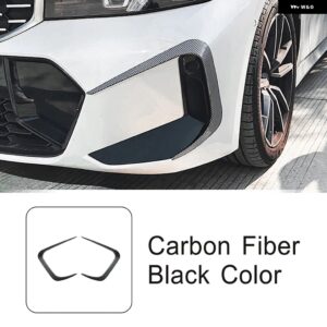 BMW フロント風ナイフ装飾ストリップ 3シリーズ G20 G21 LCI M スポーツ 2023+ カースタイリング 外装 アクセサリー カスタムパーツ アクセ - Carbon fiber color