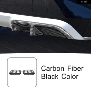 BMW テールリップリアリップスポイラー ブレード風ナイフパネル 装飾カバー トリム X1 IX1 U11 2023+ M スポーツカースタイリング 外装 カ - Carbon fiber color