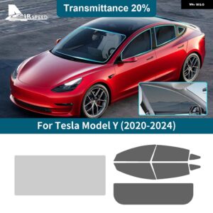 テスラ フロントリアウィンドウ ソーラー UV プロテクター夏の色合いフィルムプレカット モデル Y MODELY 2020-24 アクセサリー