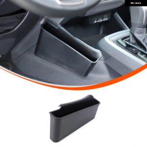 スバル CROSSTREK 2024 2025 ABS ブラックセンターコンソールサイド 収納 ボックスカップホルダー 収納 ボックスインテリア - Style C