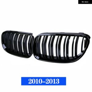 BMW フロントバンパー キドニーグリル E92 E93 M3 2006-2013 グロスブラックデュアルライングリル カースタイリングレーシンググリル 交換部 - 2010-2013