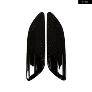 ランドローバー レンジローバー ヴェラール 2017 2018 2019 2個 ABS フードエアベント アウトレットウイングトリム ステッカー 車 - black