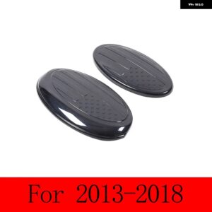 スバル フォレスター 2013-2024 ABS 黒ロゴ装飾リングフロントとリアのロゴカバー ステッカー アクセサリー カスタムパーツ アクセサ - For 2013-2018