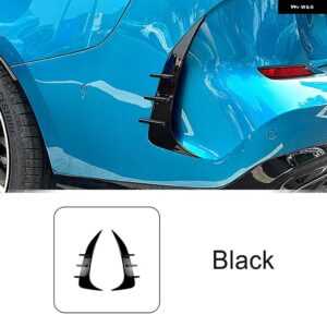 BMW リアウインドナイフパネル 装飾カバー トリム 2シリーズ F44 グランクーペ 2020 + M スポーツカースタイリング 外装 アクセサリー カス - black