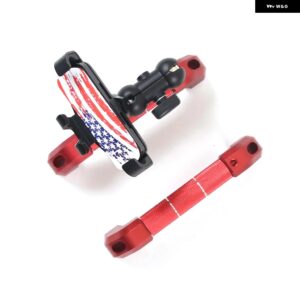 ランドローバー ディフェンダー 90 110 130 2004-2018 A ピラーハンドル携帯電話ブラケット GPS ナビゲーションブラケットカーアクセサリー - Red Style B