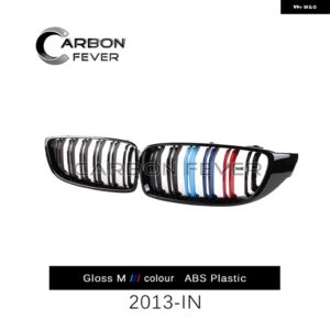 BMW ブラック ABS キドニー グリル F82 M4 クーペ F83 M4 カブリオレ F80 M3 4シリーズ F32 クーペ F33 コンバーチブル F36 グラン クーペ - 2 Gloss M