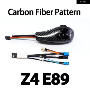BMW 3 色グラデーション LED ライト ギア シフトノブ 自動変速機ロッドヘッド Z4 E89 E85 E86 2001-2016 カスタムパーツ アクセサリー 交換 - Z4 E89 Carbon fiber