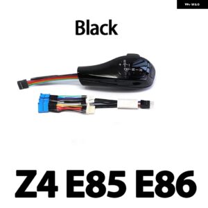 BMW 3 色グラデーション LED ライト ギア シフトノブ 自動変速機ロッドヘッド Z4 E89 E85 E86 2001-2016 カスタムパーツ アクセサリー 交換 - Z4 E85 E86 Black
