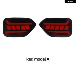 スバル 車 LED リアバンパー リフレクターライト XV 2018 - 2023 アウトバック 2015 - 2020 テールブレーキ フォグ - red A