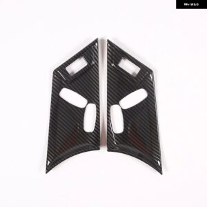ジャガー F-TYPE F タイプ 2013-2024 カーシート調整装飾フレームステッカー ABS カーボンパターンインテリア アクセサリー カ - Carbon fiber pattern