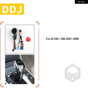 BMW Z4 E85 E86 37104 アクセサリー車内 LED ギア シフトノブ シフターボタン カスタムパーツ アクセサリー 交換用部品 互換品 - Silver
