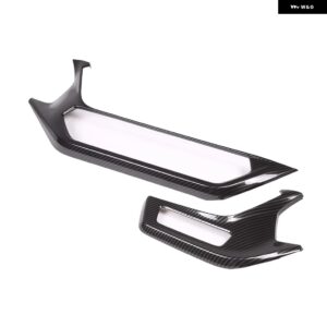 BMW 1シリーズ 2シリーズ F40 F44 2020-2024 ABS カーボン中央制御エアアウトレット装飾フレームステッカー アクセサリー カスタムパーツ - carbon fiber