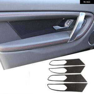 ランドローバー ABS カーボン ディスカバリースポーツ 2020-2024 車内ドア装飾パネル カバー トリム アクセサリー カスタムパーツ アクセサ - carbon fiber