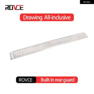 ランドローバー リアバンパー プロテクターガードテールゲートトランクドアガードステンレス ト リム ディフェンダー 110 2020-2023 カーパ - S inner all in