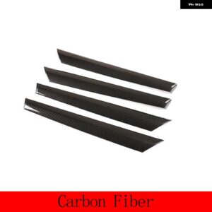BMW X3 F25 X4 F26 2011-2017 ABS カーボンスタイル車内側ドア装飾ストリップトリム カバー インテリア アクセサリー カスタムパーツ アク - carbon fiber
