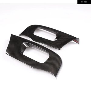 ランドローバー ディスカバリー 5 2017-20 ABS クロームカーシートサイドカバー フレームトリム レンジローバーヴェラール RR スポーツ 201 - carbon fiber