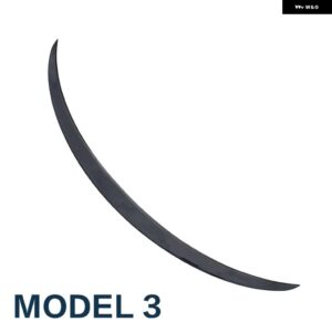 テスラ モデル Y スポイラー モデル 3 カーボン塗装 2017 - 2021 2022 リアウイング ダックテール アクセサリー カスタムパー - 3 Glossy Black A