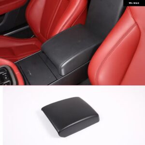ジャガー ABS カーボン F-TYPE 2013-2024 中央アームレスト ボックスカバー インテリア アクセサリー カスタムパーツ アクセサリ - Style A Matte black