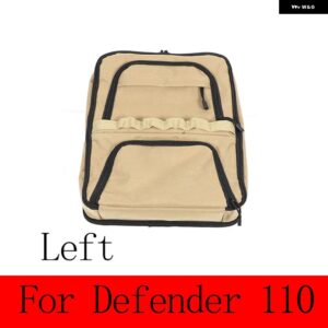 ランドローバー ディフェンダー 110 130 2020-2024 トランクサイドウィンドウ 収納 袋多機能 収納 袋カーアクセサリー カスタムパーツ アク - For 110 Left2