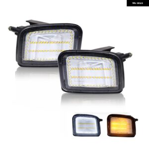 スバル スイッチバック アンバー イエロー LED フロント ターン シグナル ランプ WRX WRX STI デイタイム ランニングライト の - Clear Lens
