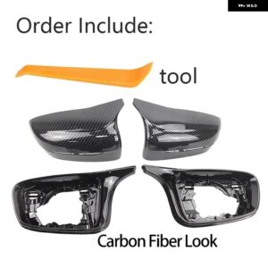 BMW 4X カーボンドアウイングサイドミラー カバー キャップ シェルケース G20 G21 G28 G11 G12 G14 G15 G16 G30 G31 G38 G22 LHD 専用 カス - Carbon Fiber Look