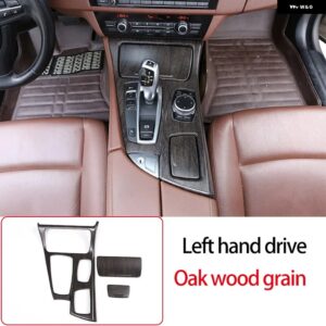 BMW RHD LHD 5シリーズ F10 2011-2017 ABS センターコントロールギアパネル カバー 装飾ステッカー インテリア アクセサリー カスタムパー - Left Hand Drive5