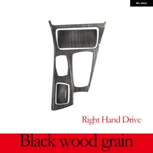BMW RHD LHD 5シリーズ F10 2011-2017 ABS センターコントロールギアパネル カバー 装飾ステッカー インテリア アクセサリー カスタムパー - Right Hand Drive6