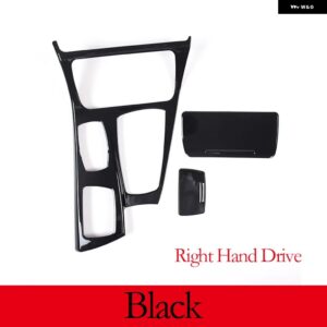 BMW RHD LHD 5シリーズ F10 2011-2017 ABS センターコントロールギアパネル カバー 装飾ステッカー インテリア アクセサリー カスタムパー - Right Hand Drive7