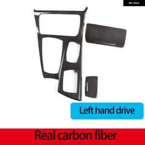 BMW RHD LHD 5シリーズ F10 2011-2017 ABS センターコントロールギアパネル カバー 装飾ステッカー インテリア アクセサリー カスタムパー - Left Hand Drive8