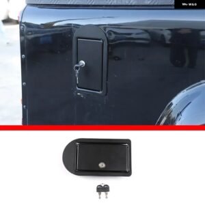 ランドローバー 2004-2019 ディフェンダー 90 110 合金黒カースタイリング燃料タンクキャップ 車 外装 アクセサリー カスタムパーツ アクセ - Style B