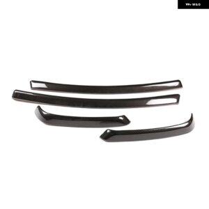 BMW ABS カーボン車内ドアアームレスト サイド装飾ストリップトリム カバー 3シリーズ E90 2005-2012 カーアクセサリー カスタムパーツ ア - carbon fiber