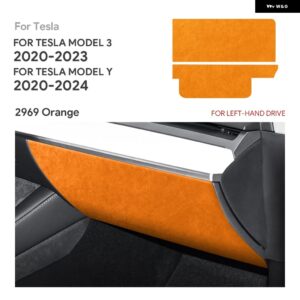 テスラ イタリアトップスエードインパネトリム ステッカー モデル 3 2020-2023 モデル Y 2020 2021 2022-2024 アク