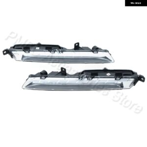ポルシェ 車 LED DRL デイタイム ランニングランプ フロントフォグライト 信号ランプ カーアクセサリー カイエン 2019-2021 9Y0 - 1 Left and 1 Right