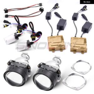 アウディ バイキセノン HID プロジェクターフルキット A4 B6 8E 01-04 ハロゲンキセノンヘッドライト レンズ 2.5 WST 8.0 レンズカーアクセ - With HID Kit